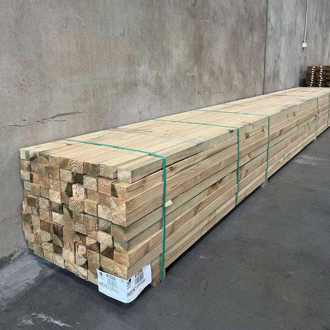 fence rails 75x50mm