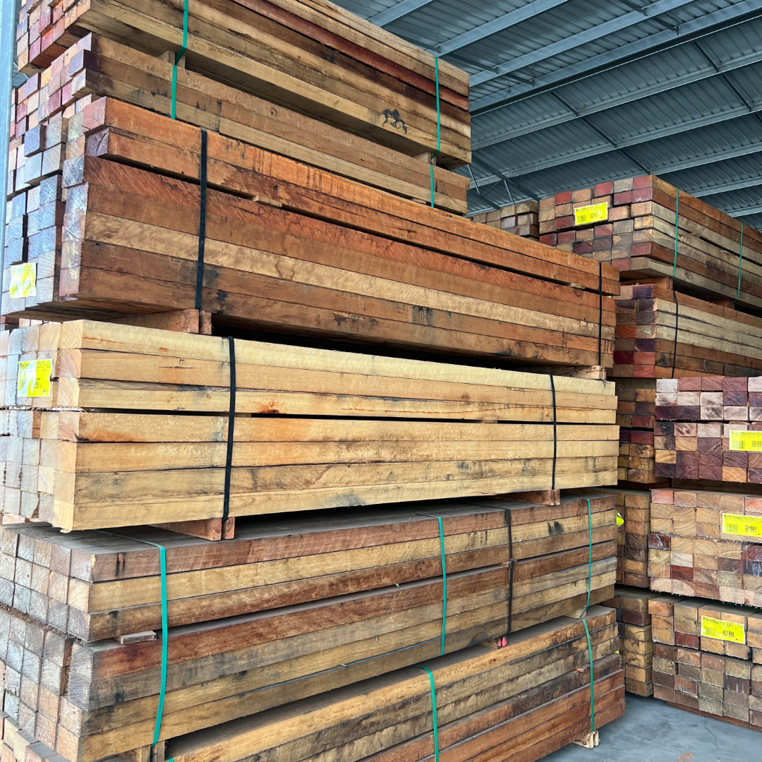 hardwood fence posts