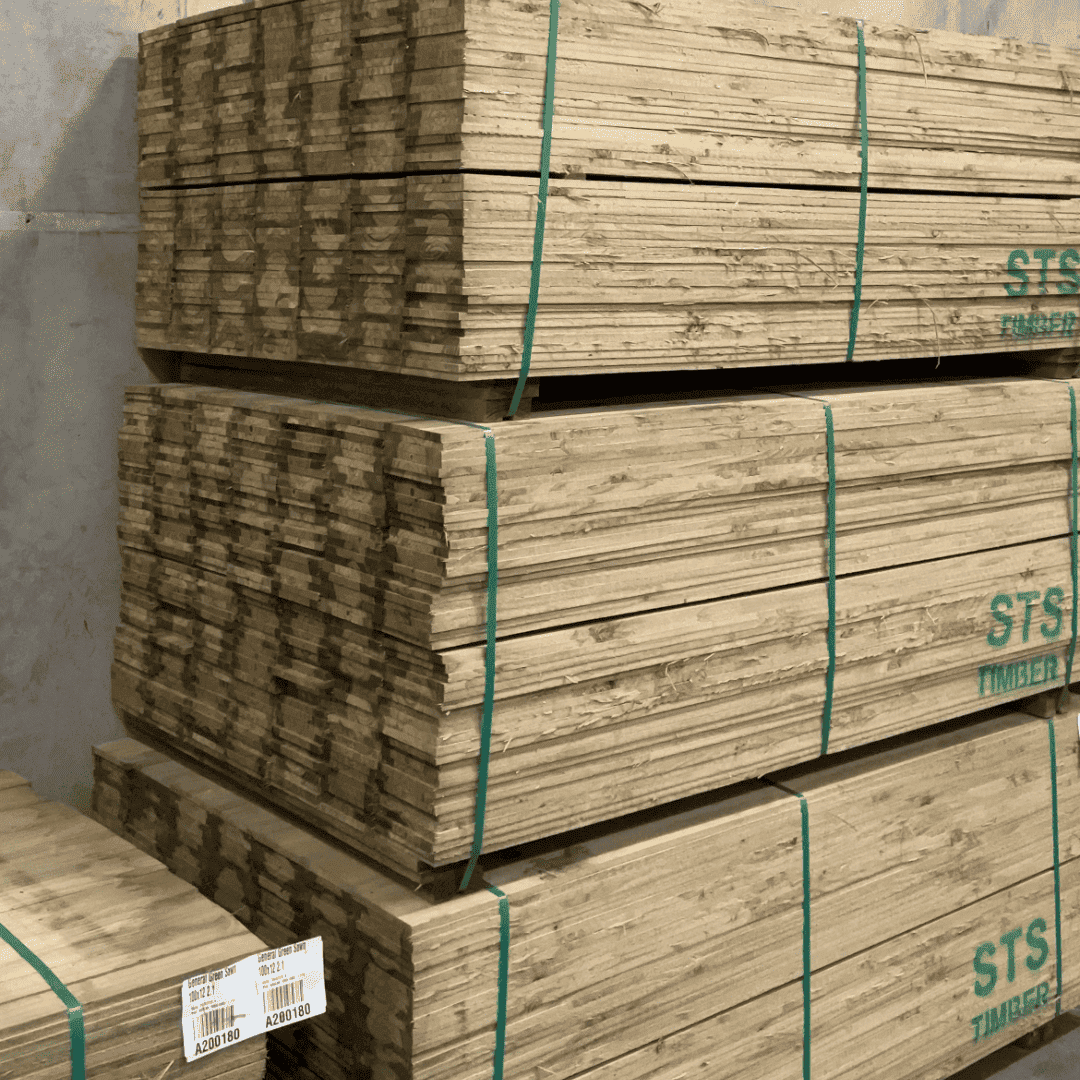 Treated Pine Paling Fence 100x12mm